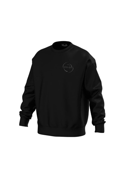 Mizuno Athletic Crew Neck Erkek Sweatshirt Siyah Çok Renkli