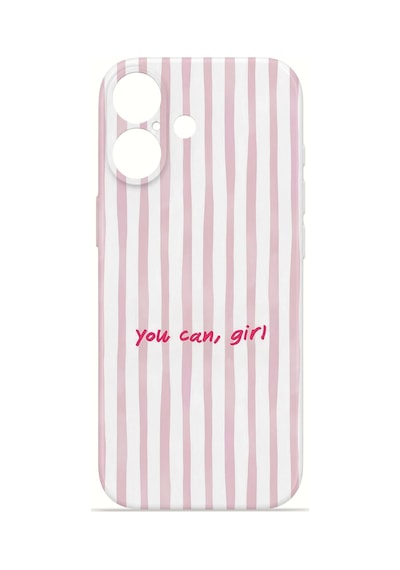 Apple iPhone Uyumlu 17 Vorian İnce Kamera Korumalı Mika Kılıf You Can Girl You Can Girl Mika