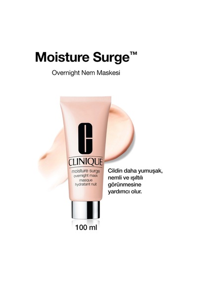 Cildi Derinlemesine Besleyici Ve Nemlendirici Moisture Surge Over Gece Maskesi 100 Ml