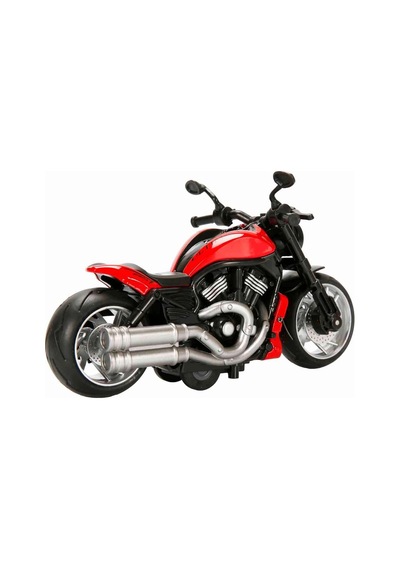 1:12 Sesli Ve Işıklı Harley Wolverine Die Cast Çek Bırak Motosiklet Ve Tamir Atölyesi Seti Çok Renkli