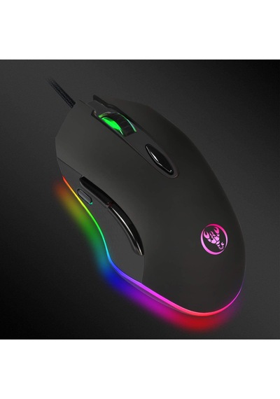 Hxsj S500 RGB 4800 DPI Kablolu Mouse