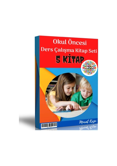 Okul Öncesi Ders Çalışma Kitap Seti 5 Kitap