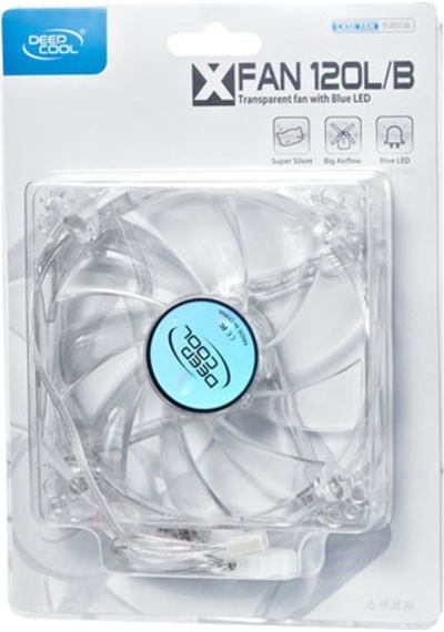 Deep Cool Xfan 120L/B Mavı Ledlı Kasa Fanı 120Mm