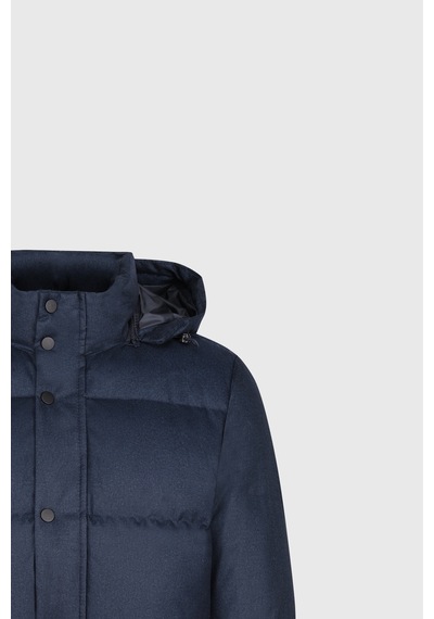 Ac&Co / Altınyıldız Classics Erkek Lacı Standart Fit Normal Kesim Kapüşonlu Kaban Lacivert Ac&Co / Altınyıldız Classics Erkek Lacı Standart Fit Normal Kesim Kapüşonlu Kaban Lacivert