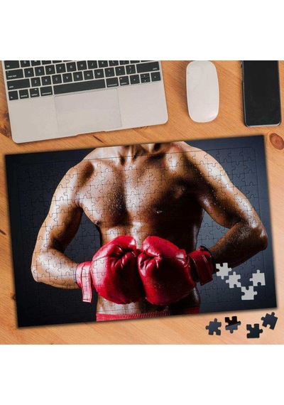 Kickboks-sporcu 240 Parça Puzzle Yapboz-024764