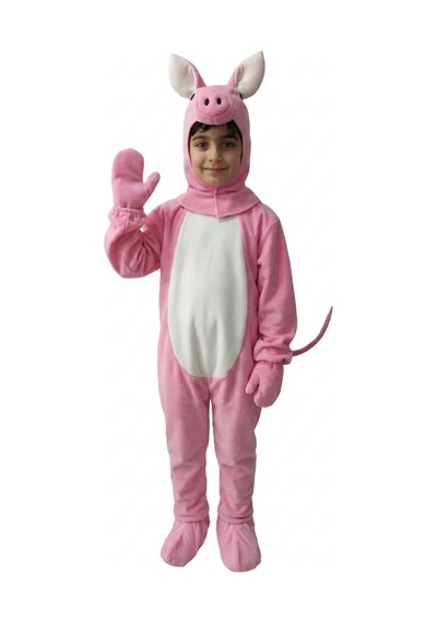 Domuz Kostümü Çocuk Pembe