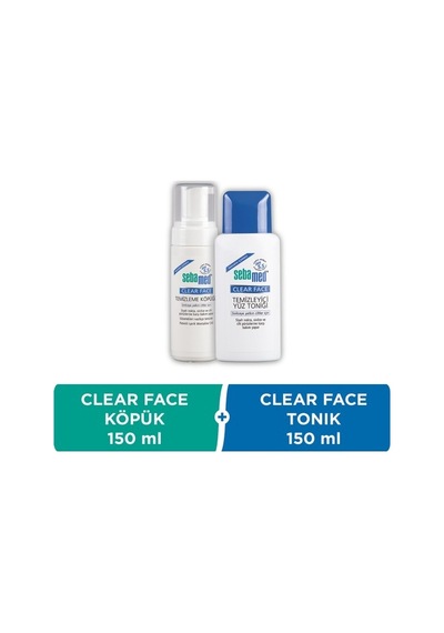 Sebamed Clear Face Köpük + Sivilce ve Siyah Nokta Problemli Cilt Tonik Seti