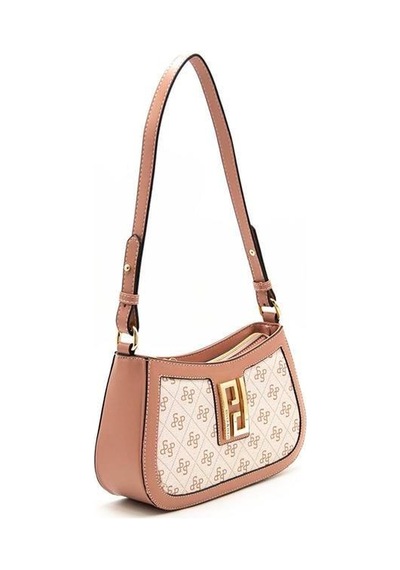 Silver Polo Sp1132 Kadın Çapraz Çanta Monogram Pembe-somon