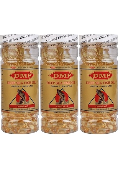 Dmp Omega 3 Balık Yağı 1000 Mg 3X200 Softgel