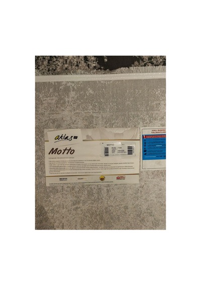 Motto Tt09b Antrasit-gri Halı Çok Renkli