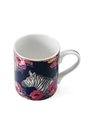 Mikasa Wild At Heart Fine China 280 Ml Kupa Zebra Çok Renkli