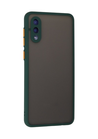 Samsung Galaxy Uyumlu , A02 Kılıf Montreal Silikon Kapak - Yeşil