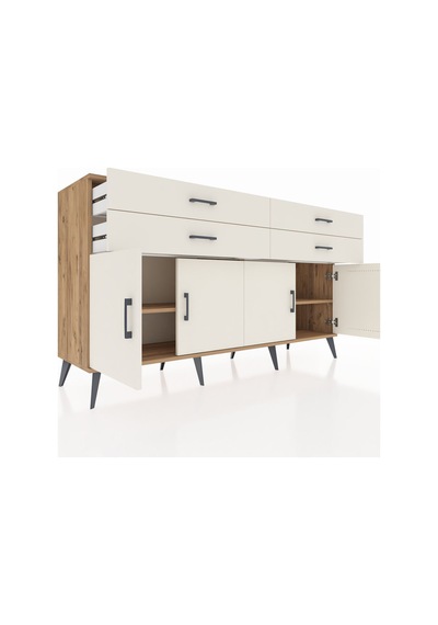 Hyperion Konsol 2 Raflı 4 Çekmeceli 8 Kapaklı 176x44x99 Çam-aytaş Çam-aytaşı Hyperion Konsol 2 Raflı 4 Çekmeceli 8 Kapaklı 176x44x99 Çam-aytaş Çam-aytaşı