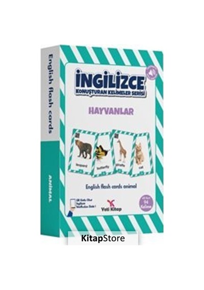 İngilizce Kelime Kartları Hayvanlar