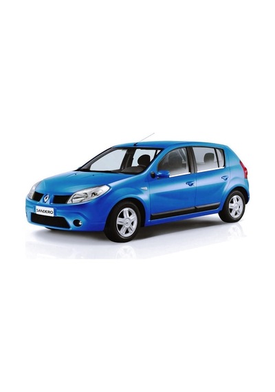 Dacia Sandero 2006-2012 Arası Krom Cam Çıtası 4 Kapı P.çelik