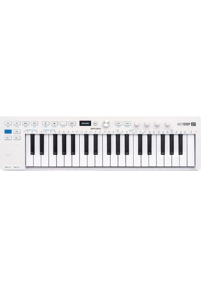 Keystep 37 Mk2: Beyaz Gelişmiş 32-tuş Keyboard / Controller / Sequencer