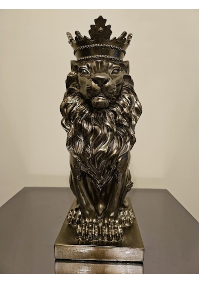 Aslan Kral Bronz Biblo