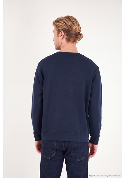 Buratti Pamuklu Relaxed Fit Bisiklet Yaka Sweat Erkek Sweat 5901257 İndigo Indigo Buratti Pamuklu Relaxed Fit Bisiklet Yaka Sweat Erkek Sweat 5901257 İndigo Indigo