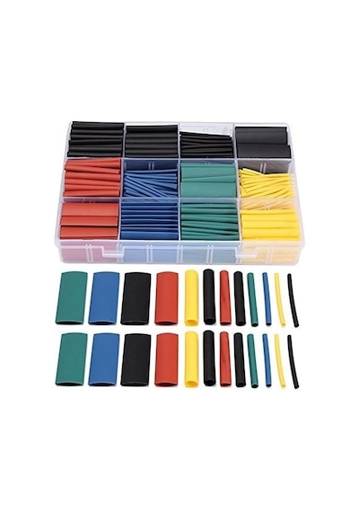 Koodmax - Isı Shrink Boru Daralan Makaron Kablo Yalıtım - 580 Adet 16 Boy