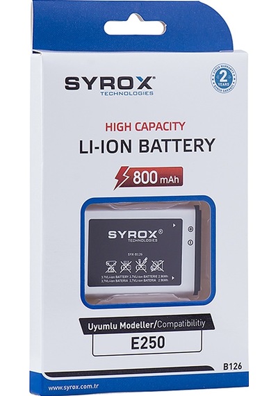 Syrox - Samsung Uyumlu E250 - Samsun E1205 Bataryası