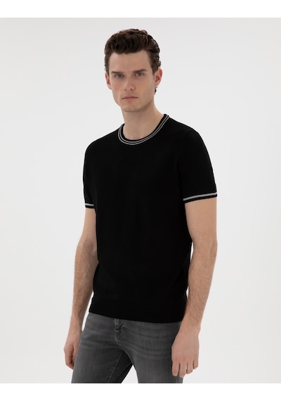 Pierre Cardin Erkek Siyah Kazak /triko 50306045-vr046 Siyah