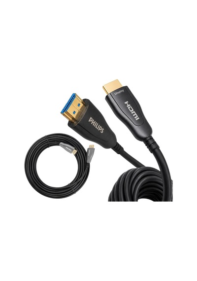 Philips Swr3019w/93 60 Metre 4k 60hz Aoc Fiber Optik Hdmı Kablo Çinko Alaşım Gövde