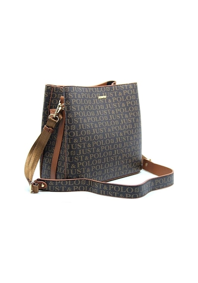 Just Polo Ayarlanabilir Uzun Askılı Kadın Çanta Cüzdan Seti Kahverengi Taba 75710175