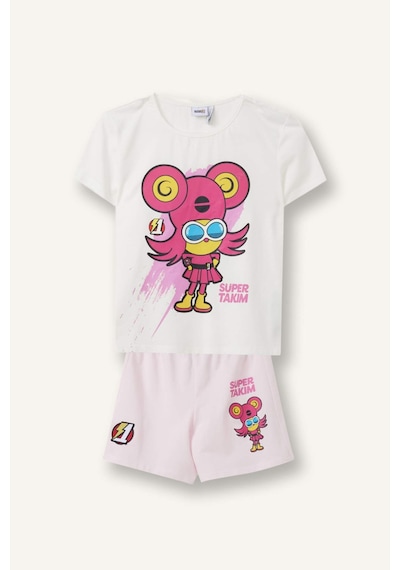 Defacto Super 1 Takım Lisanslı 2li Beyaz Pijama Takımı Kız Çocuk H7996a826smwt34 Beyaz-wt34 Defacto Super 1 Takım Lisanslı 2li Beyaz Pijama Takımı Kız Çocuk H7996a826smwt34 Beyaz-wt34