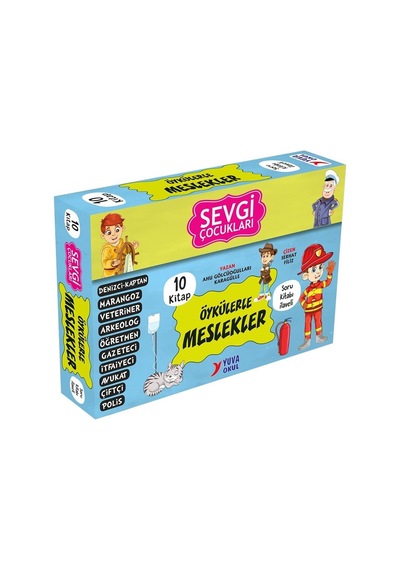 Yuva 3. Sınıf Sevgi Çocukları Öykülerle Meslekler Serisi 10 Kitap