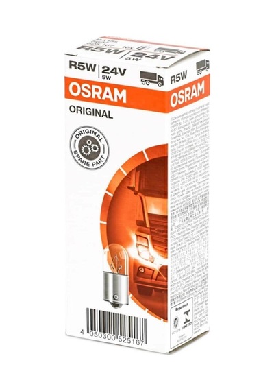 Ahmet Otomotiv Osram 5627 R5w 24 Volt 67 Ampul 5watt 10 Adet