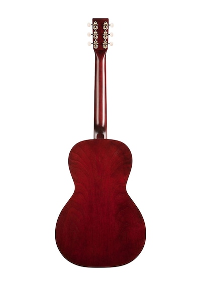 Art &amp Lutherie Roadhouse Parlor-style Elektro Akustik Gitar Tennessee Red