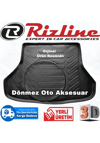 Kia Cerato 3D Bagaj Havuzu Paspası 2016 Sonrası Rizline N11.5090