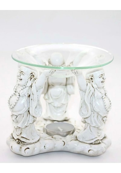 Buhardanlık Buda Budha Seramik Cam Buhurdanlık