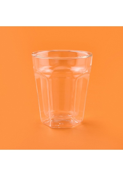 Tohanaa Çift Cidarlı Cam Bardak - Şeffaf - 250 Ml Renkli