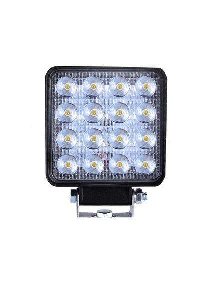 Off Road Kare Led Çalışma Lambası 16 Ledli 12-24v / 48w Uyumlu