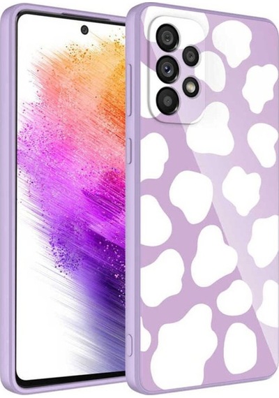 Galaxy Uyumlu A53 5g Kılıf Kamera Korumalı Desenli Sert Silikon Zore Epoksi Kapak NO6
