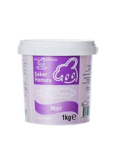 Dr Paste Şeker Hamuru 1 Kg - Mor
