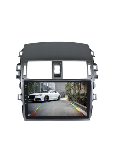 Toyota Corolla Izgaralı Çerçeve Android Multimedya Sistemi 4-64 Cadence R18 2007-2008 Ön Kayıt Kamera  9"