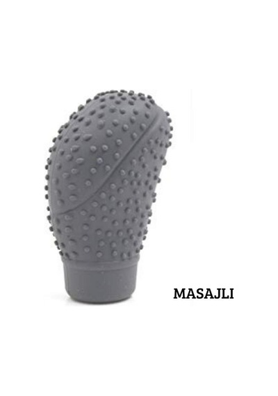 Gmax Gri Oval Silikon Vites Topuzu Kılıfı