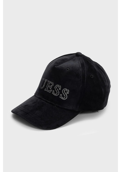 Guess Taşlı Logolu Şapka Aw5640pol01 Kadın Şapka Aw5640 Pol01 Bla Siyah