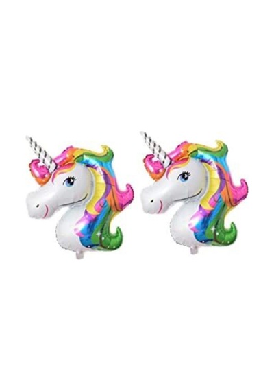 Unicorn Folyo Balon 3 Lü Set Beyaz