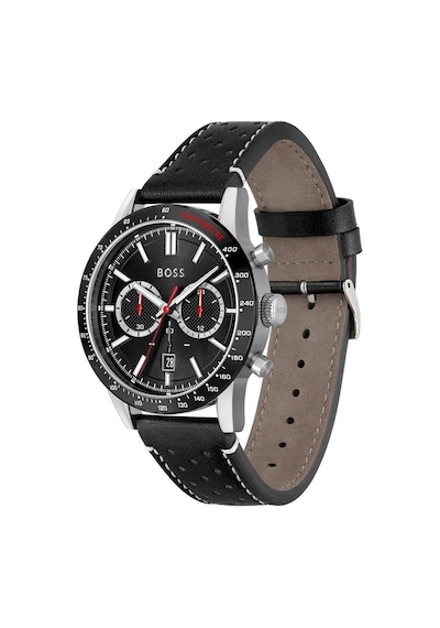 Hugo Boss HB1513920 Deri Siyah 44 mm Erkek Kol Saati