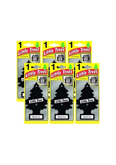 Little Trees Black Ice-parfüm Asmalı Oto Kokusu 6 Adet