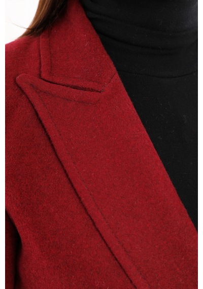 Z6672 Dewberry Bayan Palto-bordo