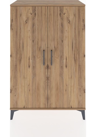 Hyperion Dolap 2 Kapaklı Tek Askılı 88x44x134 Çam-çam Çam