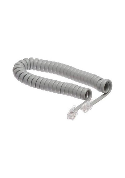 2M Spiral Telefon Ahize Kablosu - Gri