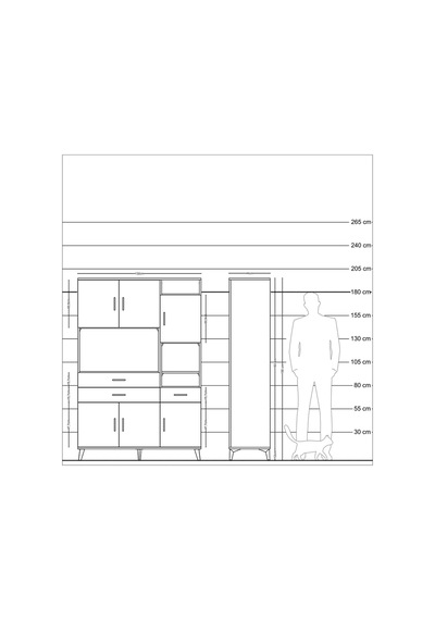 Hyperion Dolap 10 Raflı 3 Çekmeceli 6 Kapaklı 132x44x195 Antr... Antrasit Hyperion Dolap 10 Raflı 3 Çekmeceli 6 Kapaklı 132x44x195 Antr... Antrasit