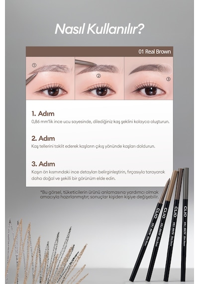 Clıo Kill Brow Slim Brow 04 Cool Gray