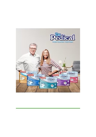 Dr.pedical Belbantlı Tekstil Yüzey Hasta Bezi Xxl 2xl 120 Adet 2XL