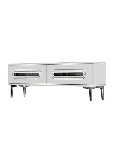 Tsa1220bs - Ranytv120 Tv Stand, Tv Sehpası Beyaz - Sılver 120cm